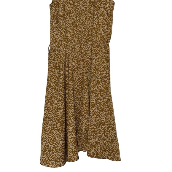 Waist-Defined Floral Hater Midi Dress WOMEN S Sleeveless Cottagecore Spring - Picture 8 of 16